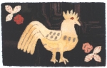 Click to view Rooster Hooked Rug photos