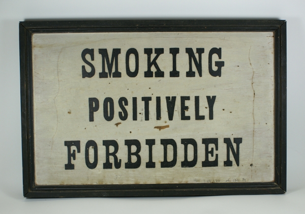 Smoking Positively Forbidden