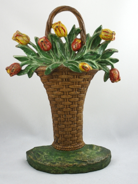 Large Tulips Hubley Door Stop