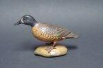 Thumbnail Image: Frank Finney Carving Blue Wing Teal