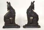 Click to view Howling Wolf Andirons photos