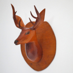 Click to view Carved Deer Head Mount photos