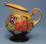 Thumbnail Image: Vintage Czech Art Pottery Pitcher 