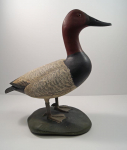 Click to view Canvasback Duck Decoy Carving by Finney photos