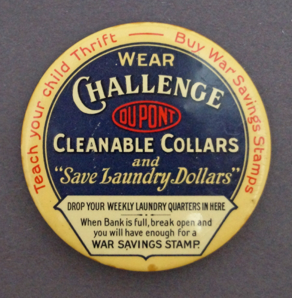 World War I Savings Stamps Celluloid Bank
