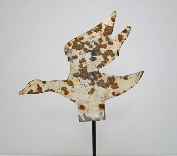 Large Flying Goose Carnival Cast Iron Target Door Stops, Doorstops