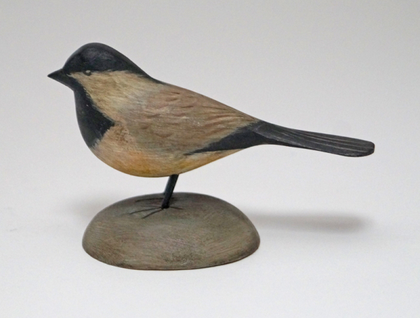 Chickadee Wood Carving by Brian Mitchell