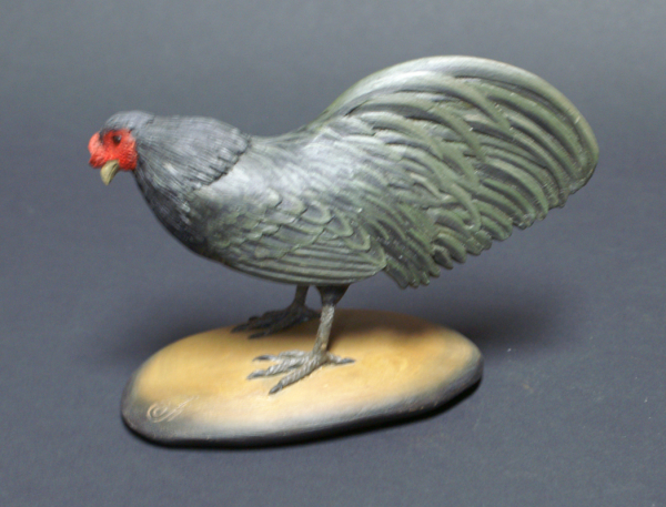 Rooster Wood Carving By Frank Finney