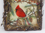 Thumbnail Image: Vintage Folk Art Song Birds Painting