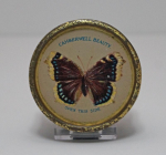 Click to view Mourning Cloak Butterfly Tin Still Bank photos
