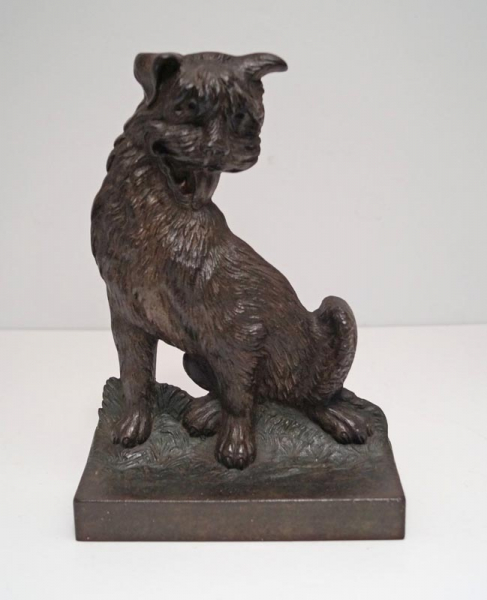 Cairn Terrier Dog Cast Iron B&H Doorstop