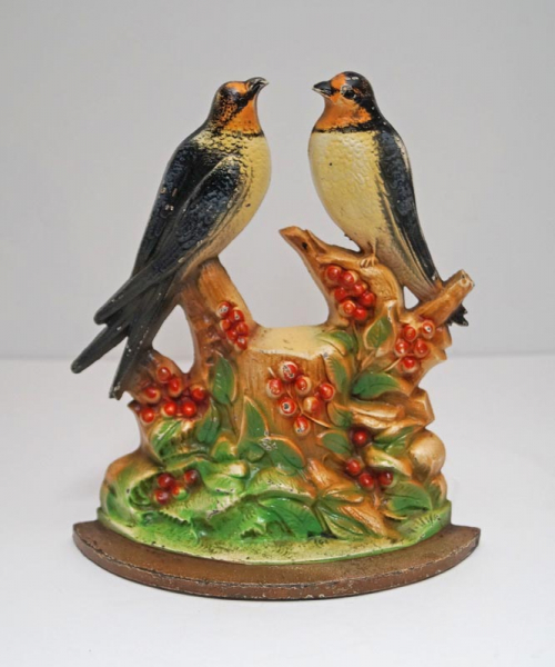 Swallows Bird Cast Iron Hubley Doorstop