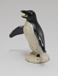 Click to view Penguin Bird Cast Iron Hubley Paperweight photos