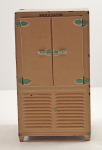 Click to view Antique Frigidaire Refrigerator Cast Iron Toy photos