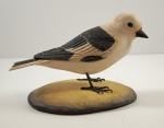 Click to view Snow Bunting Bird Wood Carving Frank Finney photos