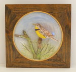 Click to view Meadow Lark Carving Diorama by Arthur Peltier photos