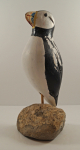 Click to view Egg Rock Island Maine Puffin Carved Decoy photos