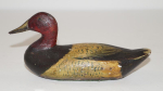 Click to view Canvas Back Duck Decoy Iron Paperweight  photos