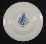 Thumbnail Image: Child’s Blue China Toy Plate 4 3/8” 
