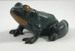 Click to view Antique Frog Cast Iron Doorstop photos