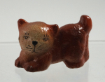 Click to view Playful Kitten Cat Cast Iron Paperweight photos
