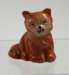 Click to view Sitting Kitten Cat Cast Iron Paperweight photos