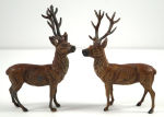 Click to view Deer Putz Cast Metal Christmas Figurine #6 photos