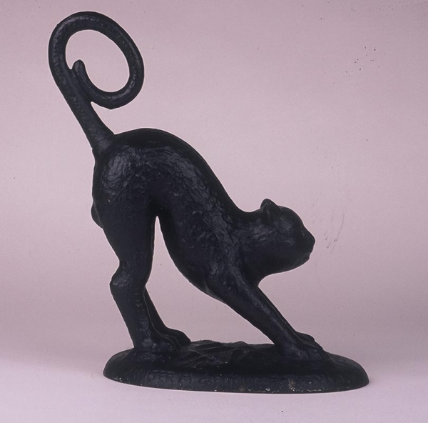 Springing Cat w/ Nine Tail Door Stop - Door Stops, Doorstops, Americana ...
