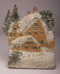 Click to view Snow-Capped Cottage Door Stop photos