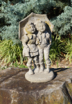 Click to view Children Under Umbrella Garden Statue photos