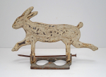 Click to view Running Rabbit Carnival Cast Iron Target photos