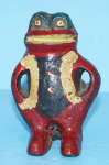 Click to view Antique Whimsical Frog Doorstop photos