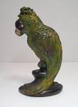 Click to view Antique Bird of Paradise Cast Iron Doorstop photos