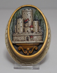 Click to view Antique Castle Cast Iron Doorknocker photos