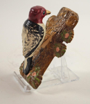 Click to view Red Headed Woodpecker Cast Iron Doorknocker photos