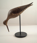 Click to view Vintage Shorebird Yellow Legs Decoy Carving  photos