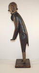 Click to view Antique Colonial Lawyer Wood Carving Folk Art photos