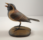 Click to view Lapland Longspur Bird Wood Carving by Finney photos
