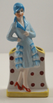 Click to view Antique Flapper Porcelain Toothbrush Holder photos