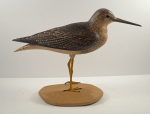 Click to view Shorebird Yellow Legs Decoy Carving Finney  photos