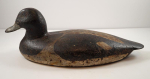 Click to view Lesser Scaup Duck Cast Iron Sink Box Decoy photos